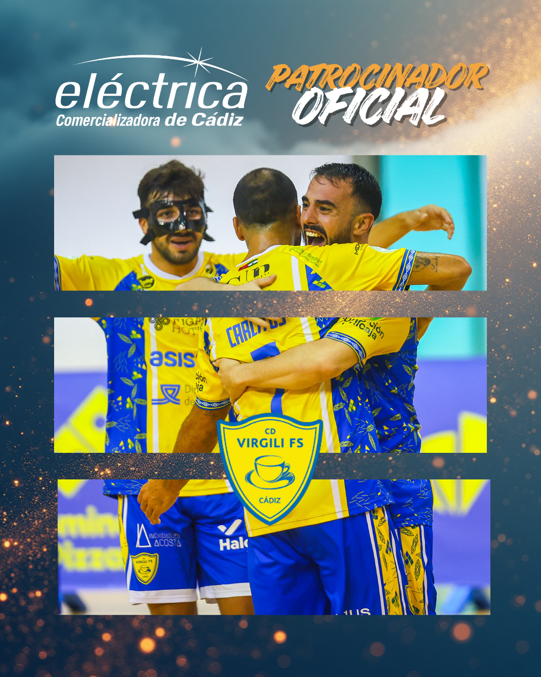 Eléctrica de Cádiz patrocinará al C.D. Virgili Cádiz en la temporada 2025/2026